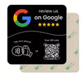 Google Review  Square Card- Adhesive NFC Sticky- (100 pack)