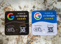 Google Review  Square Card- Adhesive NFC Sticky- Plaque Bulk Pricing